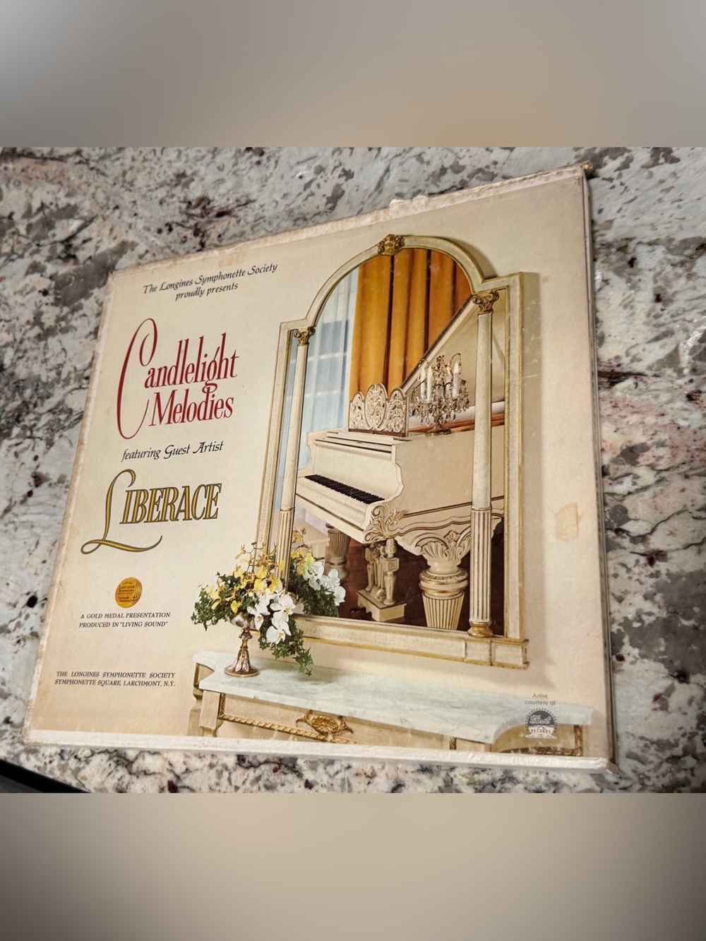 Liberace-Candlelight Melodies - 4-LP Records-Longines Symphonette Vinyl